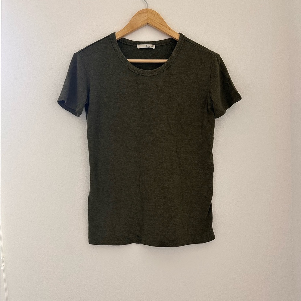 Dark Green T-Shirt (Aritzia)